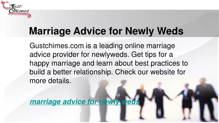 marriage advice for newly weds
