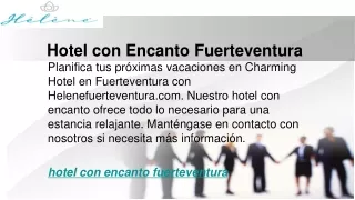 Hotel con Encanto Fuerteventura  helenafuerteventura.com