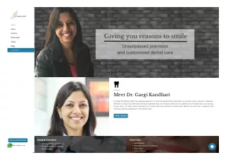 Contact Dr. Gargi Kandhari - Best Dentist in Delhi