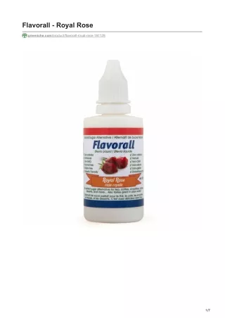 flavorall royal rose