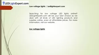low voltage lights ledlightexpert com