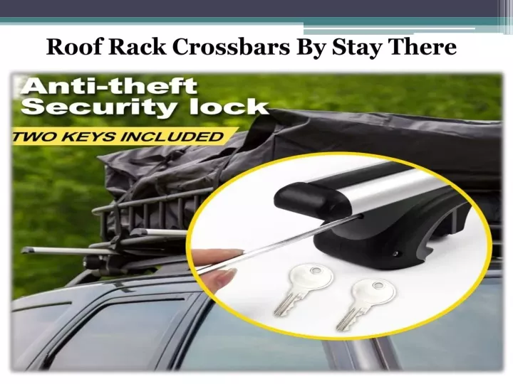 roof rack crossbars by stay there