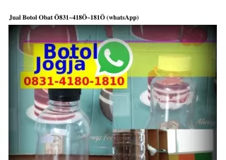 Jual Botol ObatJual Botol Obat ౦8ᣮ1.Կ18౦.181౦(whatsApp)