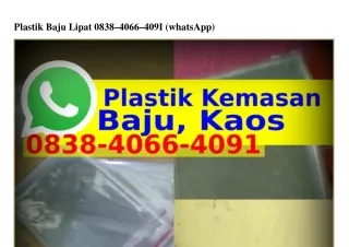 Plastik Baju Lipat 0838·4066·40ᑫl{WhatsApp}