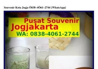 Souvenir Kota Jogja ౦8౩8.Ꮞ౦Ϭl.2ᜪᏎᏎ{WhatsApp}