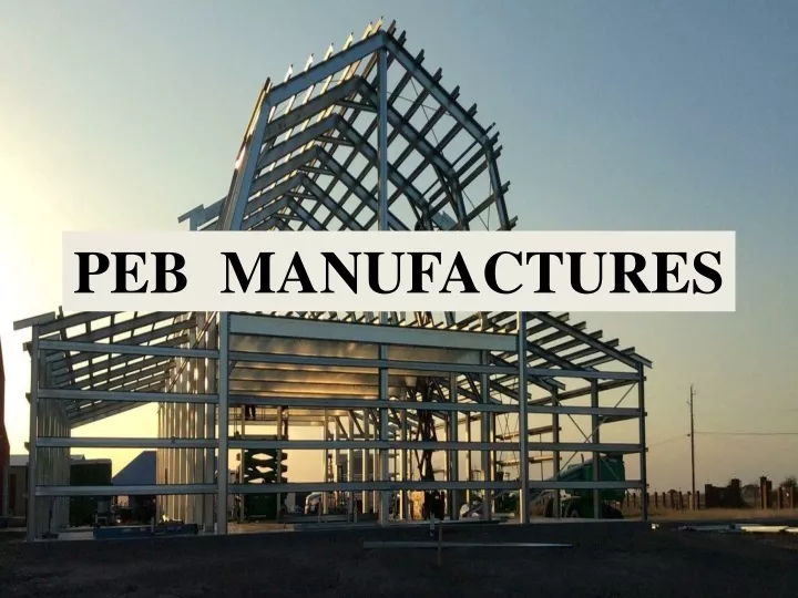 peb manufactures