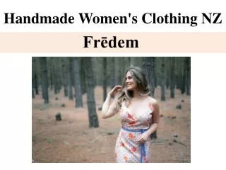 Handmade Women's Clothing NZ