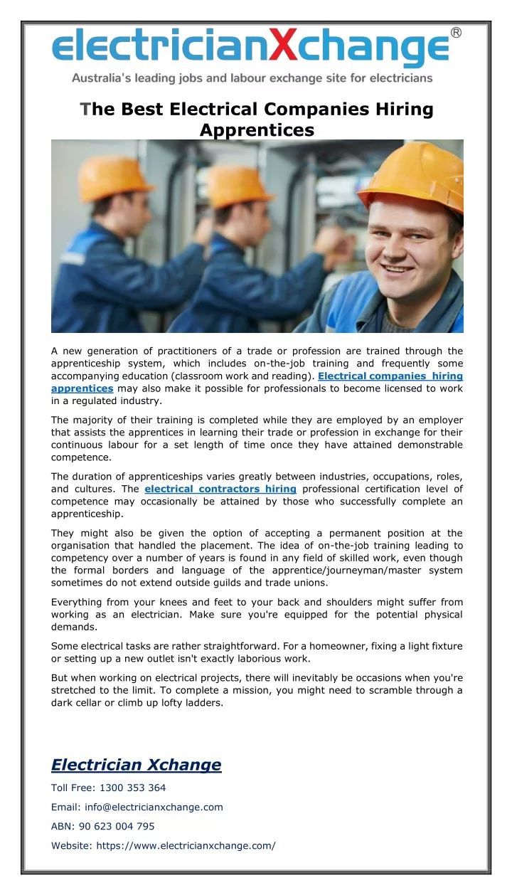 ppt-the-best-electrical-companies-hiring-apprentices-powerpoint