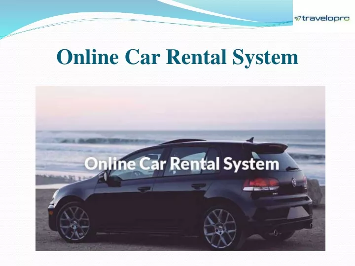 online car rental system