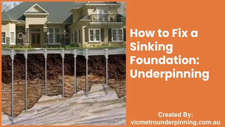 how to fix a sinking foundation underpinning