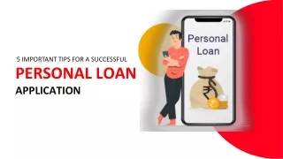 5 Important Tips for a Successful Personal Loan Application
