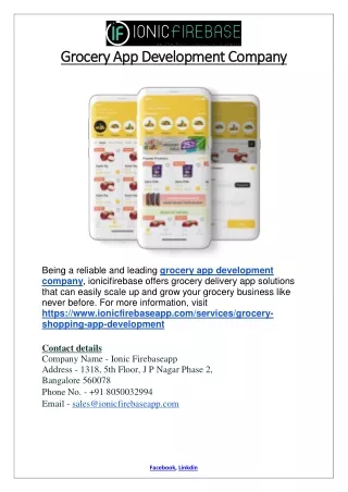 grocery app development company grocery