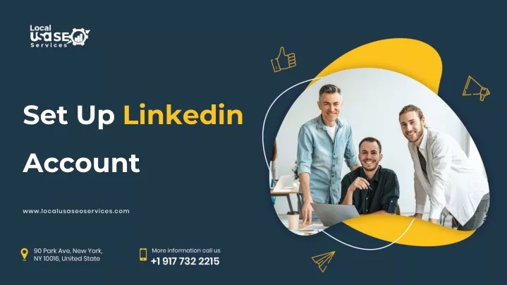 set up linkedin