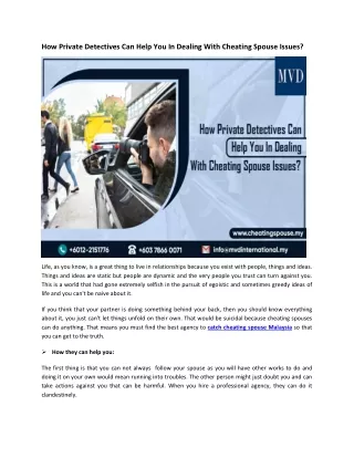 how private detectives can help you in dealing