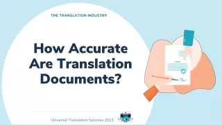 the translation industry