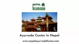 Ayurveda Center In Nepal
