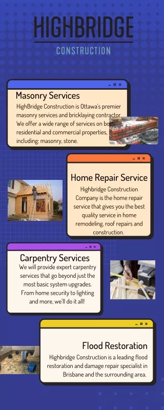Best Highbridge Construction, Highbridge construction