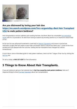 Natural Hair Transplants and  Hair Transplant Worth It in 2022