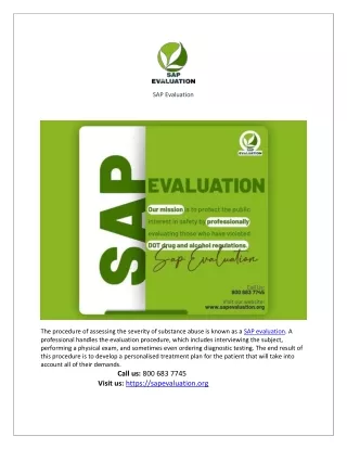 sap evaluation