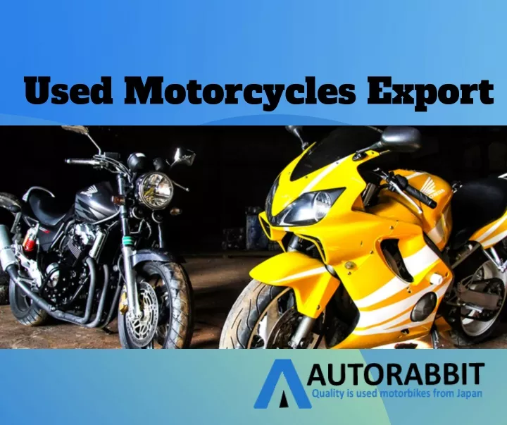 used motorcycles export