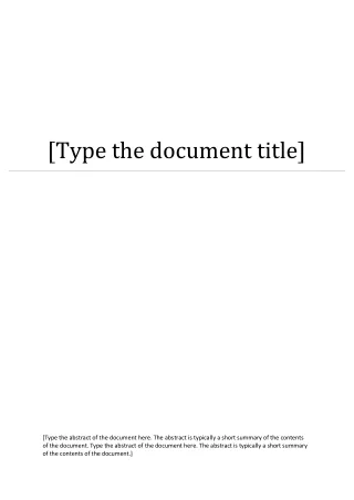 type the document title