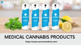 Medical cannabis products