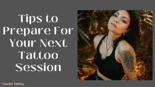 Tips to Prepare For Your Next Tattoo Session