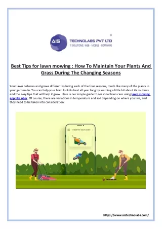 best tips for lawn mowing how to maintain your