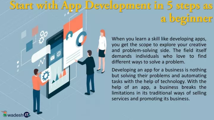 start with app development in 5 steps as a beginner