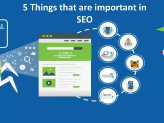 5 Things that are important in SEO
