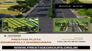 Prestige Plots Mamidipally Shamshabad Price