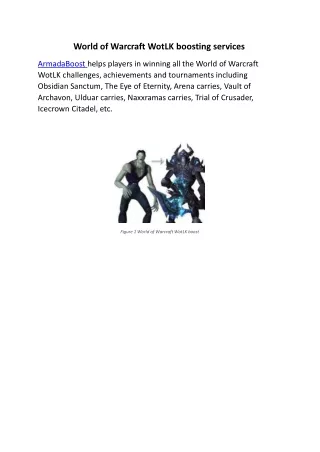 world of warcraft wotlk boosting services
