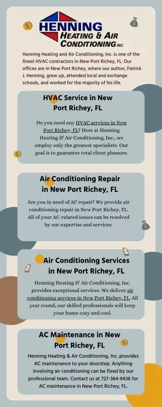 Air Conditioning Repair in New Port Richey, FL