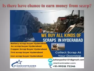 Is there have chance to earn money from scarp