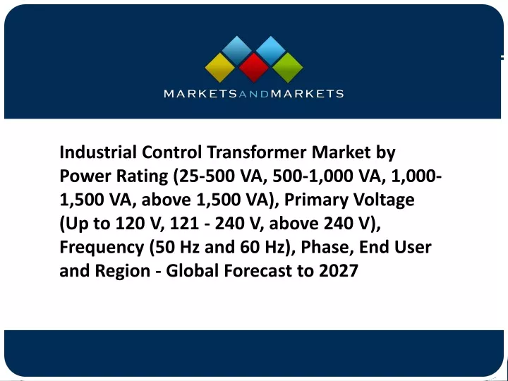 industrial control transformer market by power