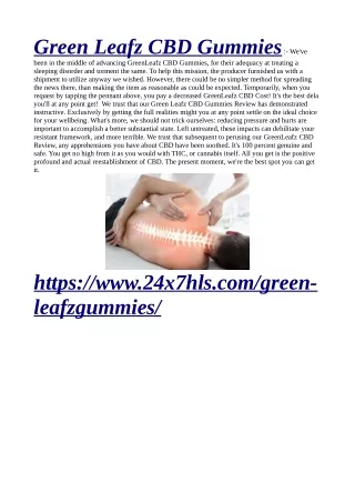 https://www.24x7hls.com/green-leafzgummies/