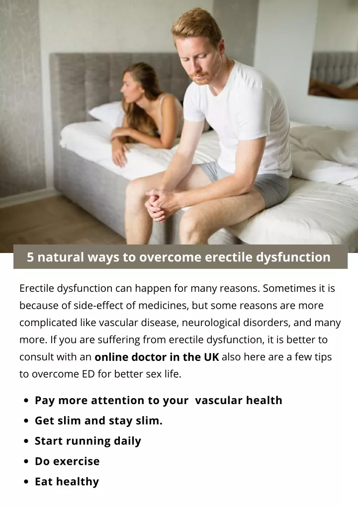 5 natural ways to overcome erectile dysfunction
