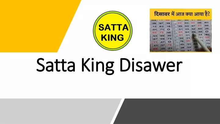 satta king disawer