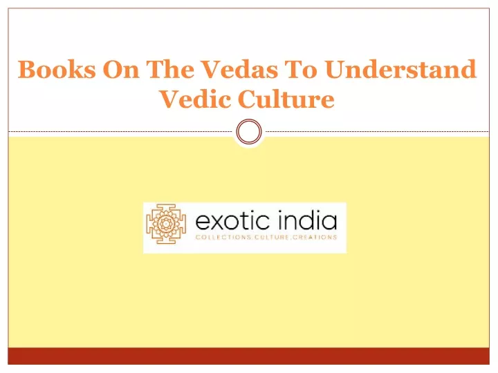 books on the vedas to understand vedic culture