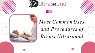 Most Common Uses and Procedures of Breast Ultrasound