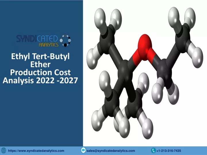 ethyl tert butyl ether production cost analysis