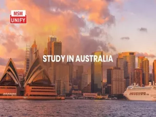 Best Destination for Study in Australia