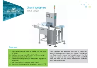 Dynamic Check Weighing Machine - DW01