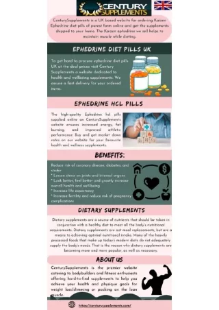 Pure Ephedrine Pills