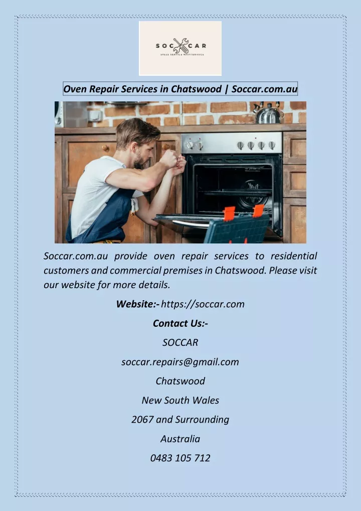 oven repair services in chatswood soccar com au