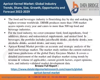 apricot kernel market global industry trends
