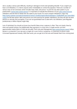 Undeniable Proof That You Need pest control harrow london