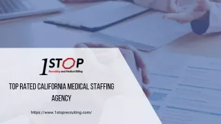 Top Rated California Medical Staffing Agency - One Stop Recruiting