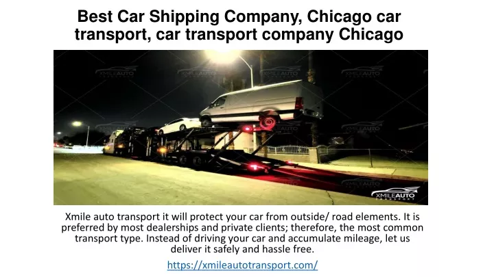 best car shipping company chicago car transport