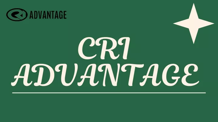 cri advantage